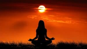 sunrise, yoga, meditation
